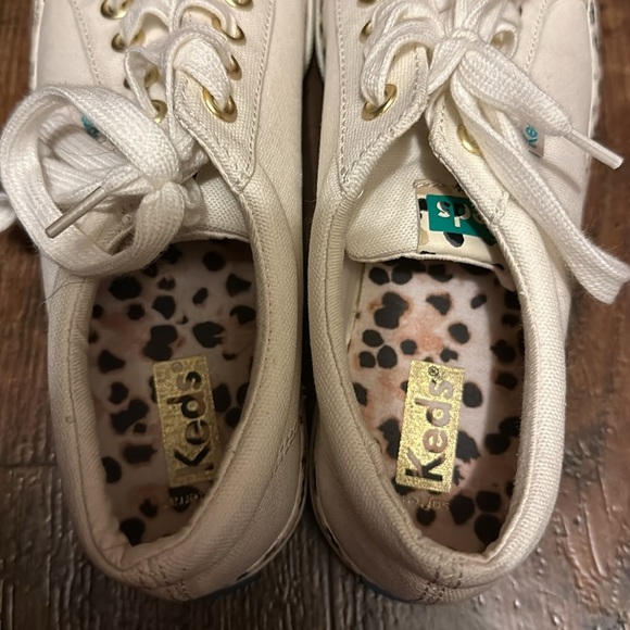 Women’s leopard and white keds - Picture 3 of 4